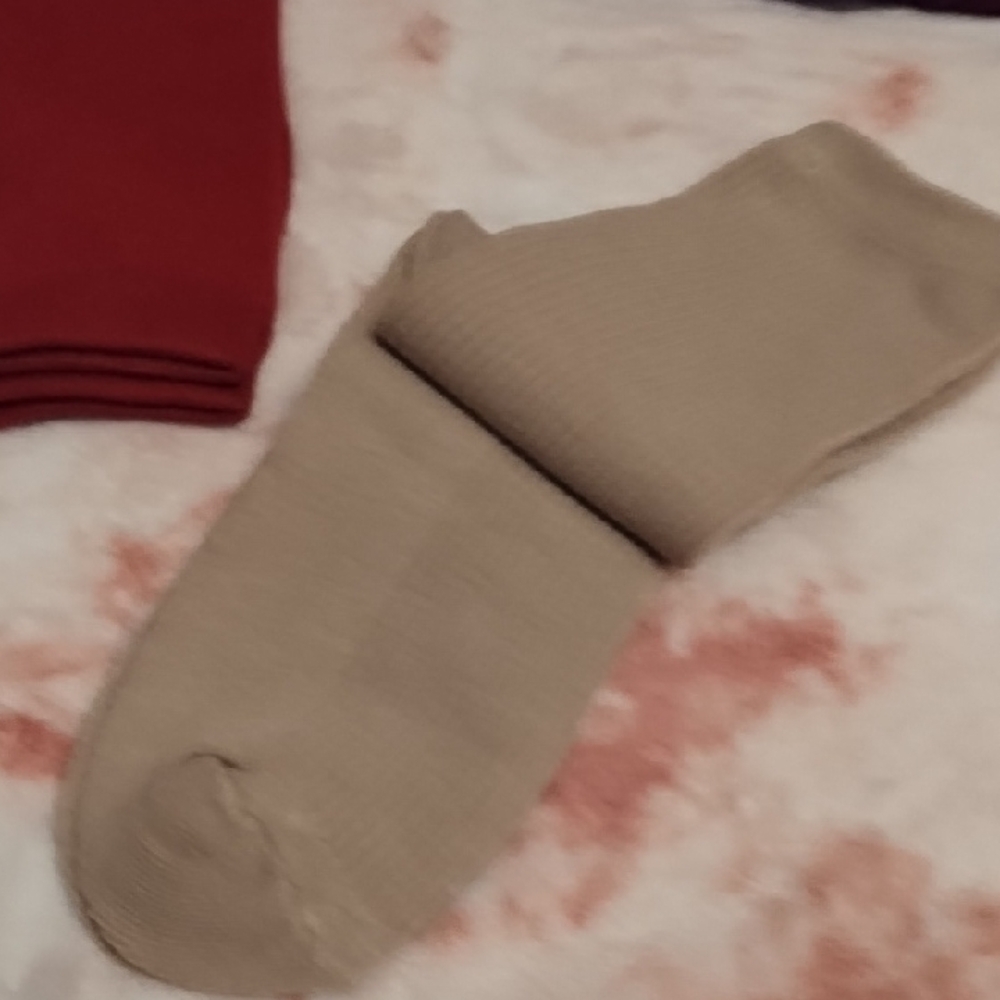 Zenana Outfitters Women's Socks - Red, Beige, and Multicolor - Picture 6 of 8